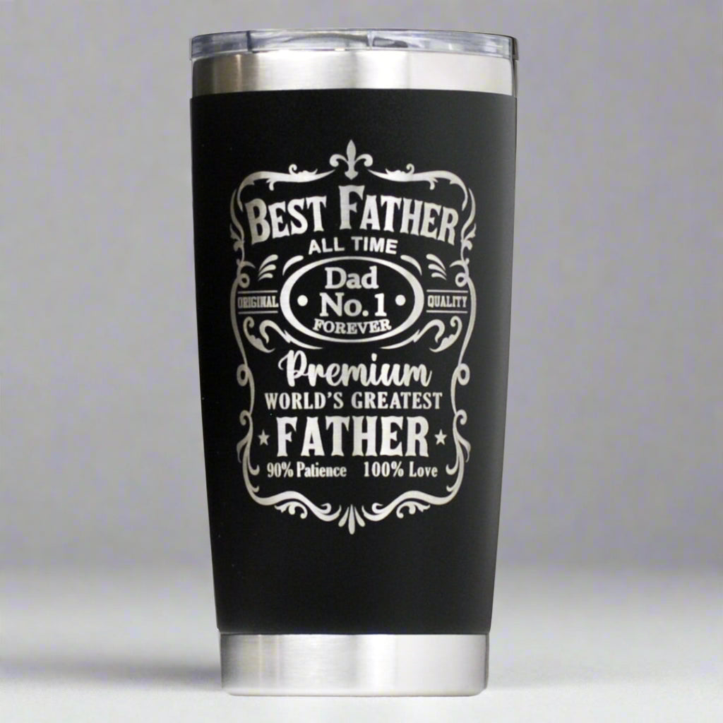 Best Father Custom Engraved 20 oz Tumbler