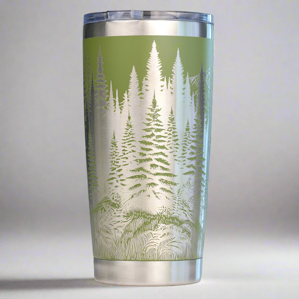 Bigfoot Full Wrap Custom Engraved 20 oz Tumbler