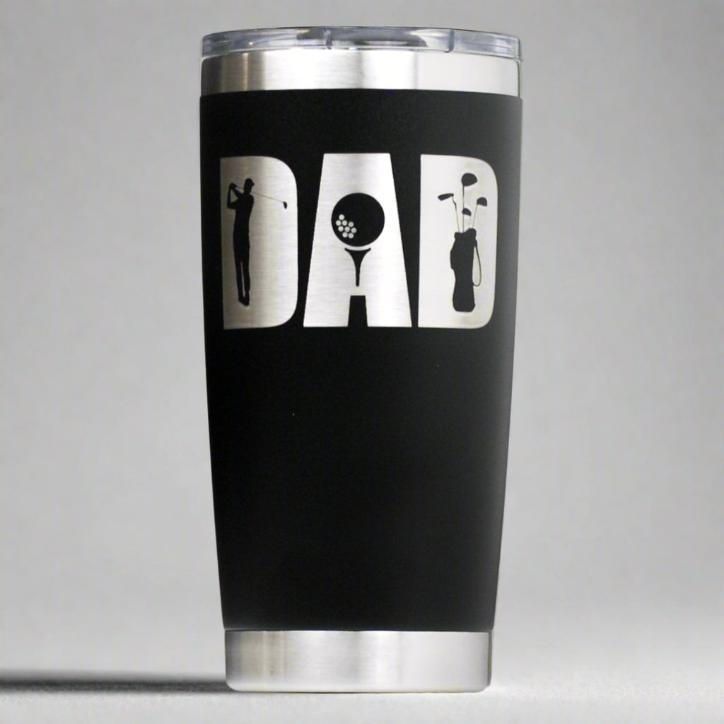 DAD Golf Custom Engraved 20 oz Tumbler