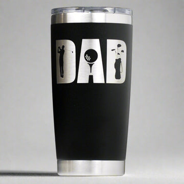 DAD Golf Custom Engraved 20 oz Tumbler